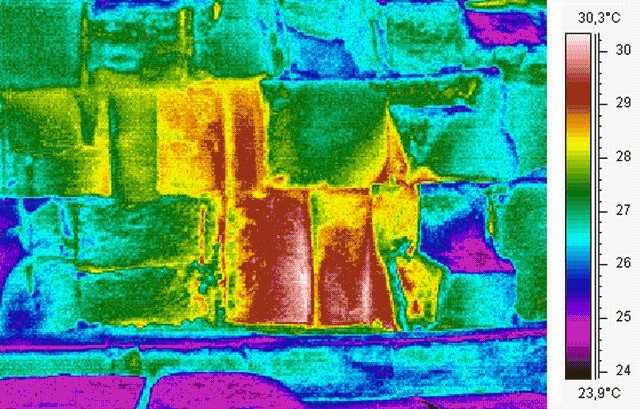 Thermographie Infrarouge Pyramide Egypte
